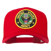 US Army Circular Patched Mesh Cap