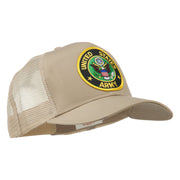 US Army Circular Patched Mesh Cap