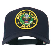 US Army Circular Patched Mesh Cap