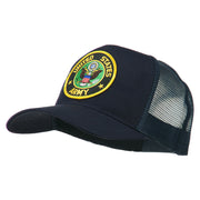 US Army Circular Patched Mesh Cap