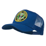 US Army Circular Patched Mesh Cap