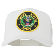 US Army Circular Patched Mesh Cap