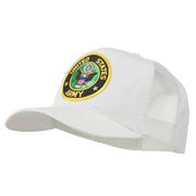 US Army Circular Patched Mesh Cap