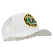 US Army Circular Patched Mesh Cap