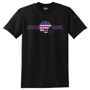 American Super Bowl Graphic Design Men's Big Size Cotton Polyester Dry Blend T-Shirt