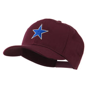 Mascot of Star with Outline Embroidered Cap