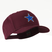 Mascot of Star with Outline Embroidered Cap