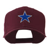 Mascot of Star with Outline Embroidered Cap