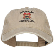 Michigan State Police Embroidered Washed Cap