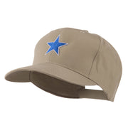 Mascot of Star with Outline Embroidered Cap