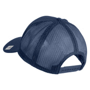 U.S. Marine Corps 2nd Marine Division Embroidered Solid Cotton Twill Mesh Prostyle Cap - Navy OSFM