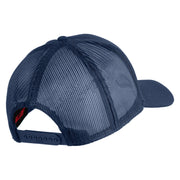 U.S. Marine Corps 2nd Marine Division Embroidered Solid Cotton Twill Mesh Prostyle Cap - Navy OSFM
