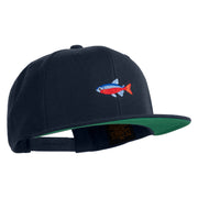 Cardinal Tetra Embroidered Wool Blend Prostyle Snapback Cap - Navy OSFM