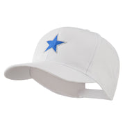 Mascot of Star with Outline Embroidered Cap