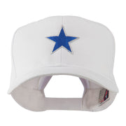 Mascot of Star with Outline Embroidered Cap