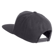 Cardinal Tetra Embroidered Wool Blend Prostyle Snapback Cap - Dark Grey OSFM
