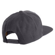 Cardinal Tetra Embroidered Wool Blend Prostyle Snapback Cap - Dark Grey OSFM