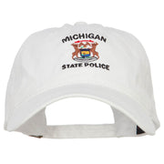 Michigan State Police Embroidered Washed Cap