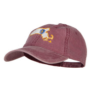 Massachusetts Map State Flag Embroidered Cap