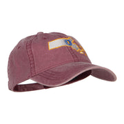 Massachusetts Map State Flag Embroidered Cap