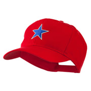 Mascot of Star with Outline Embroidered Cap