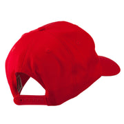 Mascot of Star with Outline Embroidered Cap