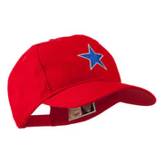 Mascot of Star with Outline Embroidered Cap