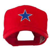 Mascot of Star with Outline Embroidered Cap