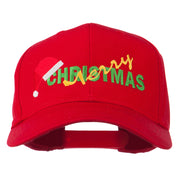 Merry Christmas Santa Hat Embroidered Cap