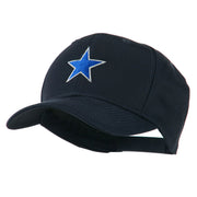 Mascot of Star with Outline Embroidered Cap