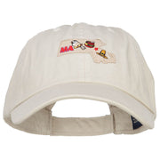 USA State Massachusetts Patched Low Profile Cap