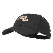 USA State Massachusetts Patched Low Profile Cap