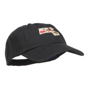 USA State Massachusetts Patched Low Profile Cap