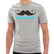 Mustache Month Graphic Design Unisex Ring Spun Combed Cotton Short Sleeve Deluxe Jersey T-Shirt