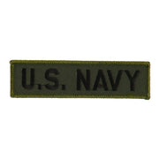 Military Related Text Embroidered Patch