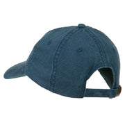 Merry Christmas Mistletoe Embroidered Washed Dyed Cap