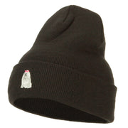 Maltese Embroidered Long Beanie