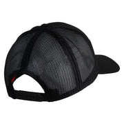 3rd Marine Division Veteran Embroidered Solid Cotton Twill Mesh Prostyle Cap - Black OSFM