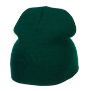 Merry Christmas Mistletoe Embroidered Short Beanie