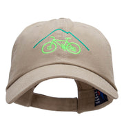 Mountain Bike Insignia Low Profile Dyed Cotton Twill Cap