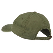 Merry Christmas Mistletoe Embroidered Washed Dyed Cap