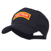 Military Related Text Embroidered Patch Cap