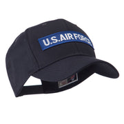 Military Related Text Embroidered Patch Cap