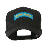 Military Related Text Embroidered Patch Cap