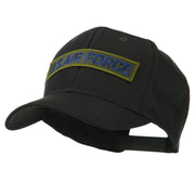 Military Related Text Embroidered Patch Cap