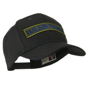 Military Related Text Embroidered Patch Cap