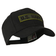 Military Related Text Embroidered Patch Cap