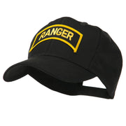 Military Related Text Embroidered Patch Cap