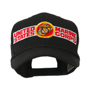 Military Related Text Embroidered Patch Cap