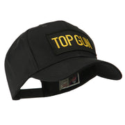 Military Related Text Embroidered Patch Cap